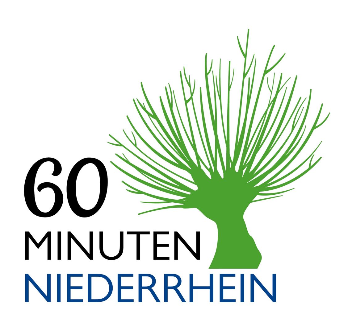 Grafik Logo des Programms 60 Minuten Niederrhein