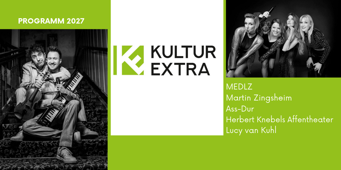 Collage von Künstlerfotos zum Programm Kultur Extra