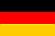 Fahne der Bundesrepublik Deutschland als graphischer Hinweis auf die deutsche Sprache