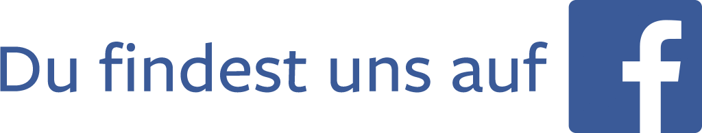 Grafik Logo "Du findest uns auf Facebook"