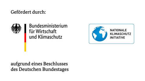 Logo und Text Gefördert durch das Bundesministerium für Wirtschaft und Klimaschutz / Nationale Klimaschutzinitiative