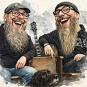 Grafik von Rob und Paddy (mit KI Generiert)