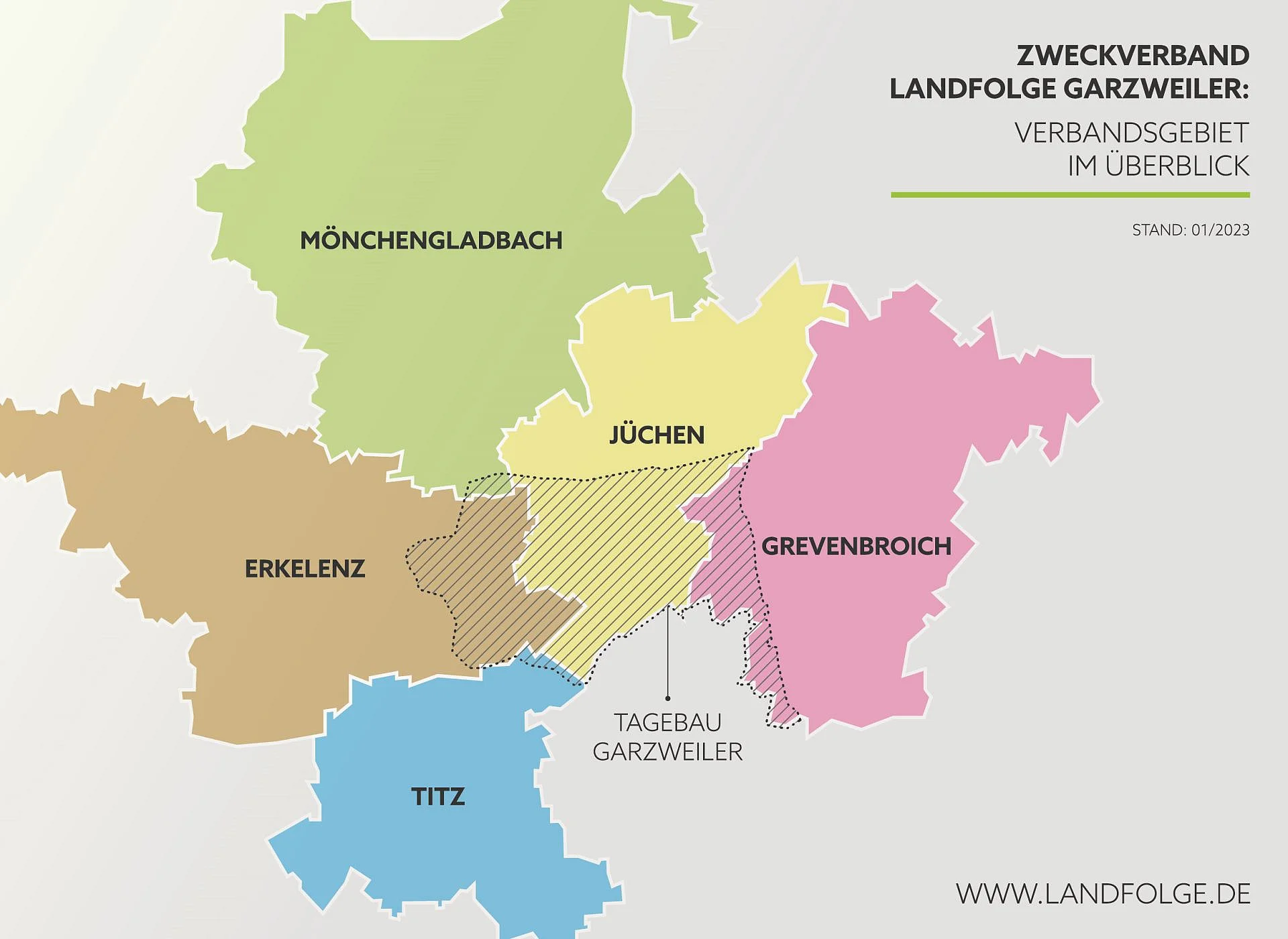 Grafik Karte des Verbandsgebietes