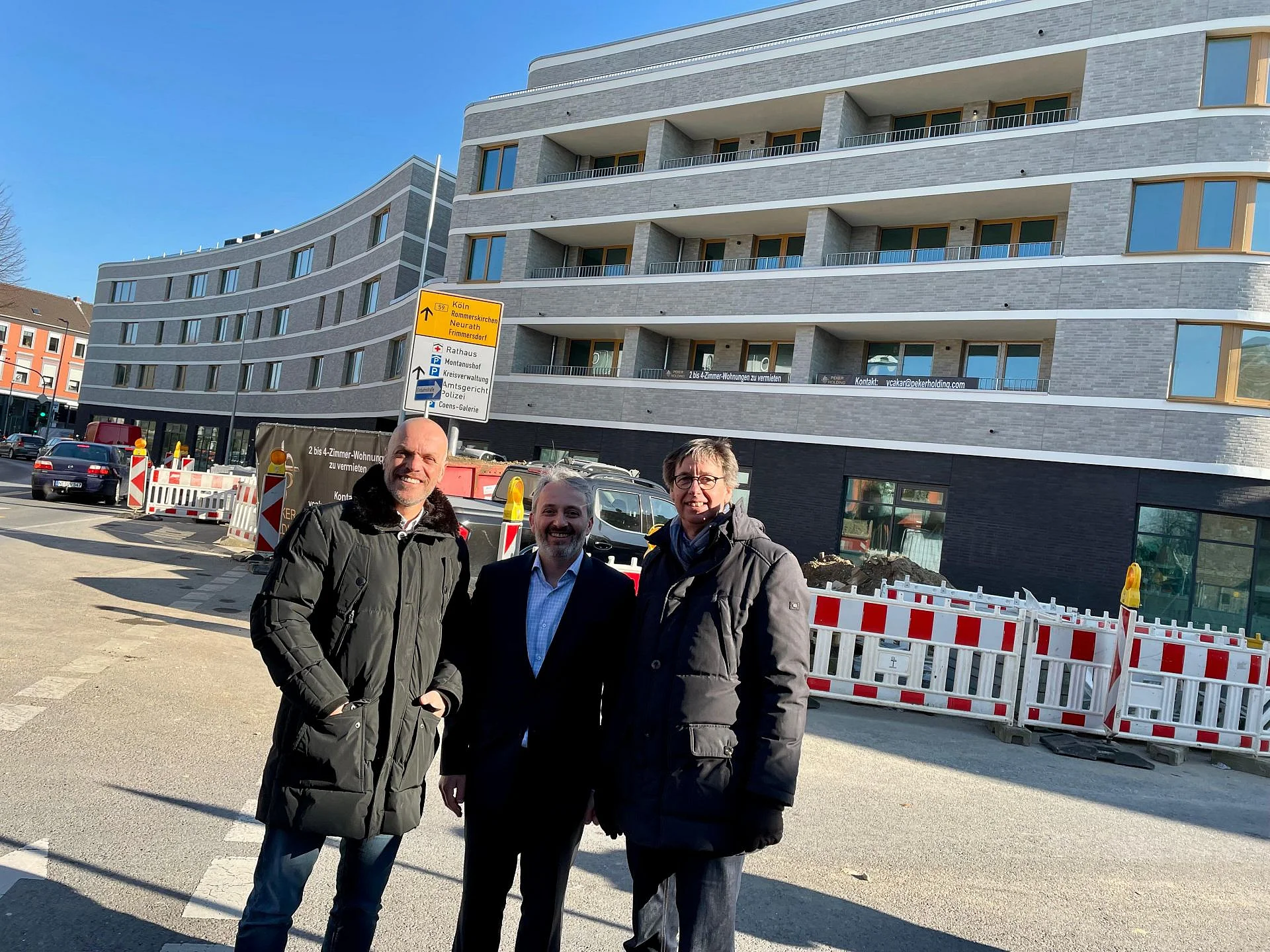 Foto von Klaus Krützen, Murat Beyazgüz und Andreas Middendorf
