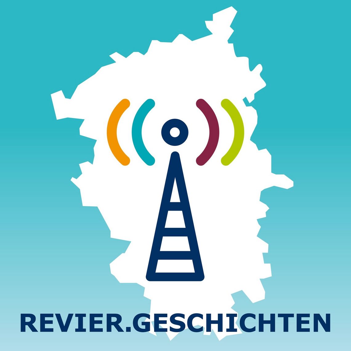 Logo Revier.Geschichten Podcast. © Revier.Gestalten