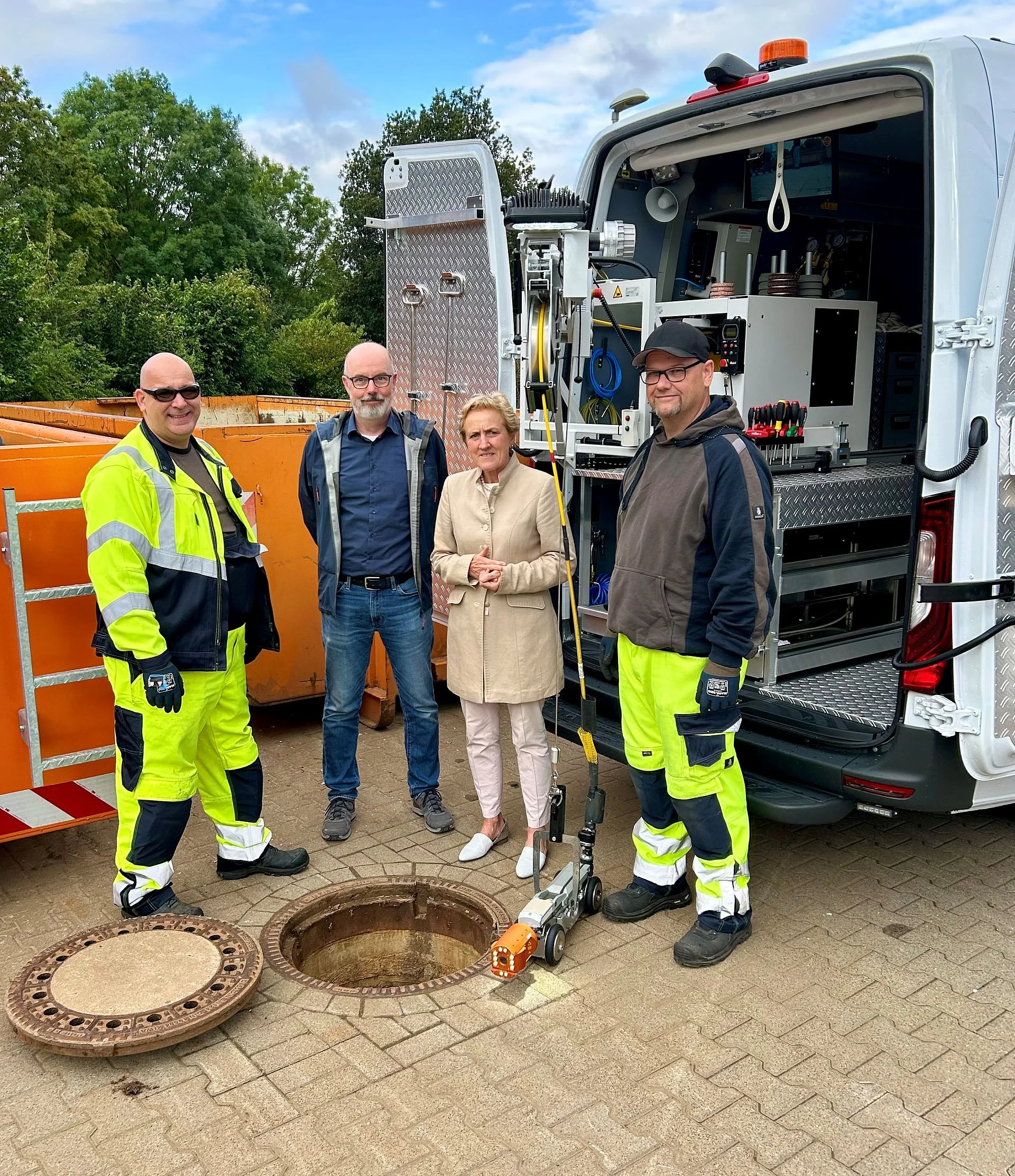 Hochmodernes TV-Kanal-Fahrzeug verstärkt Fuhrpark der GWD