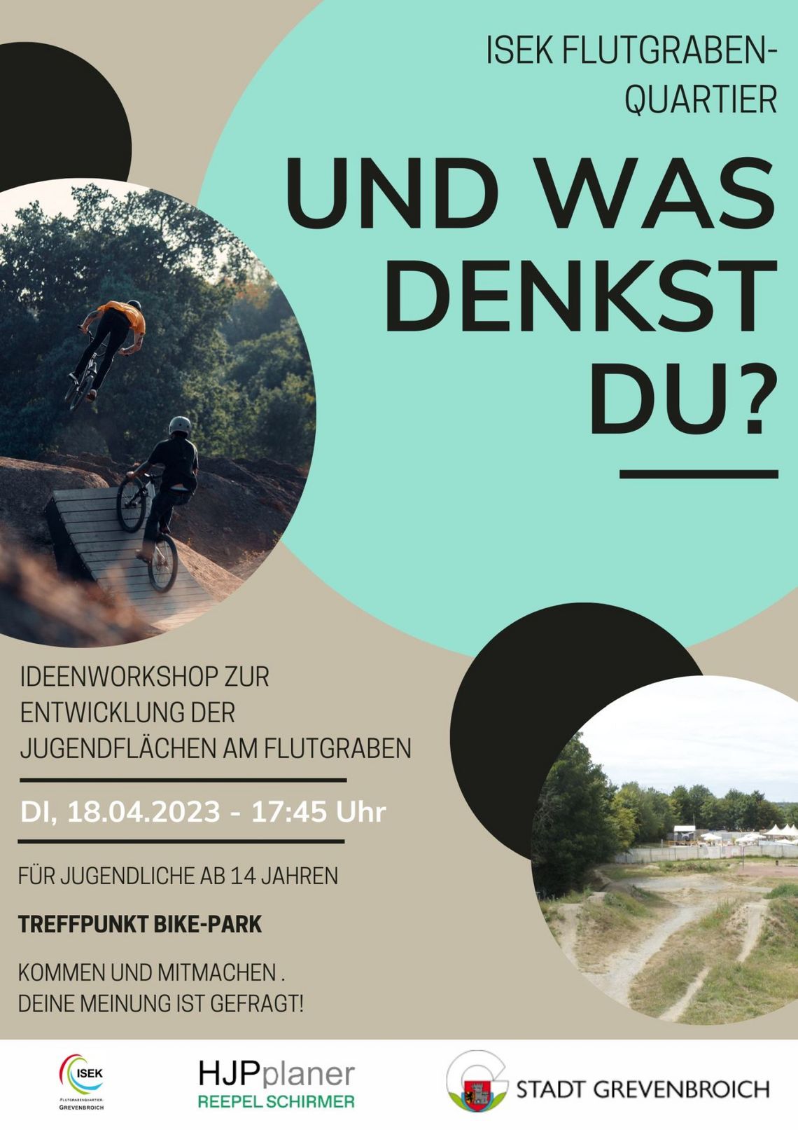 Plakat Jugendworkshop, Bikepark
