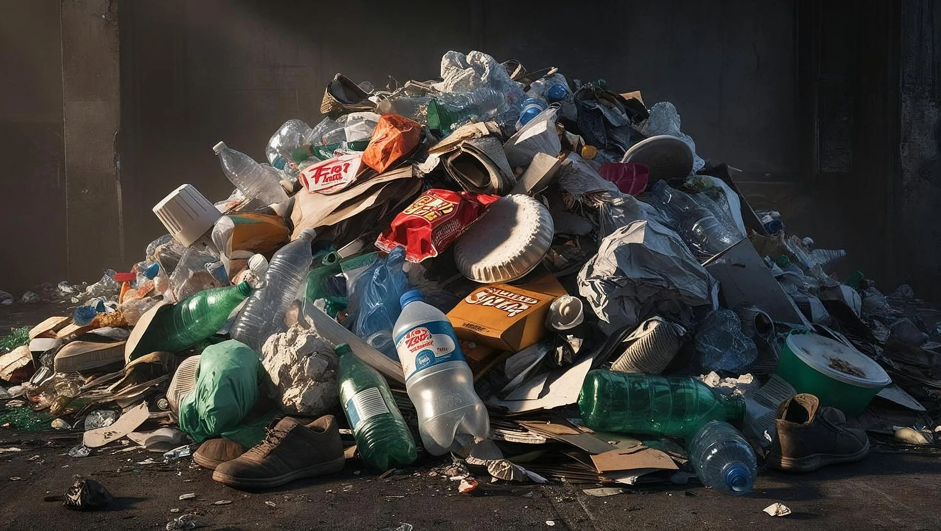 Symbolbild "Wilder Müll" (KI generiert)
