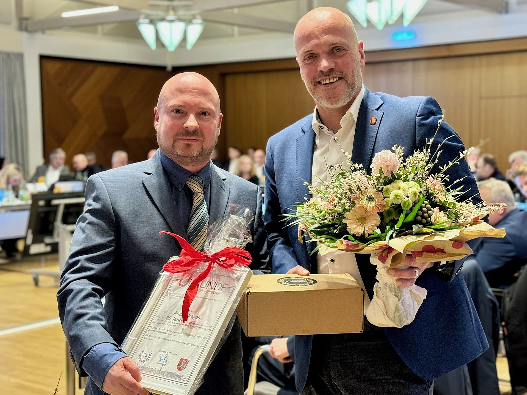Foto von André Dresen und Klaus Krützen