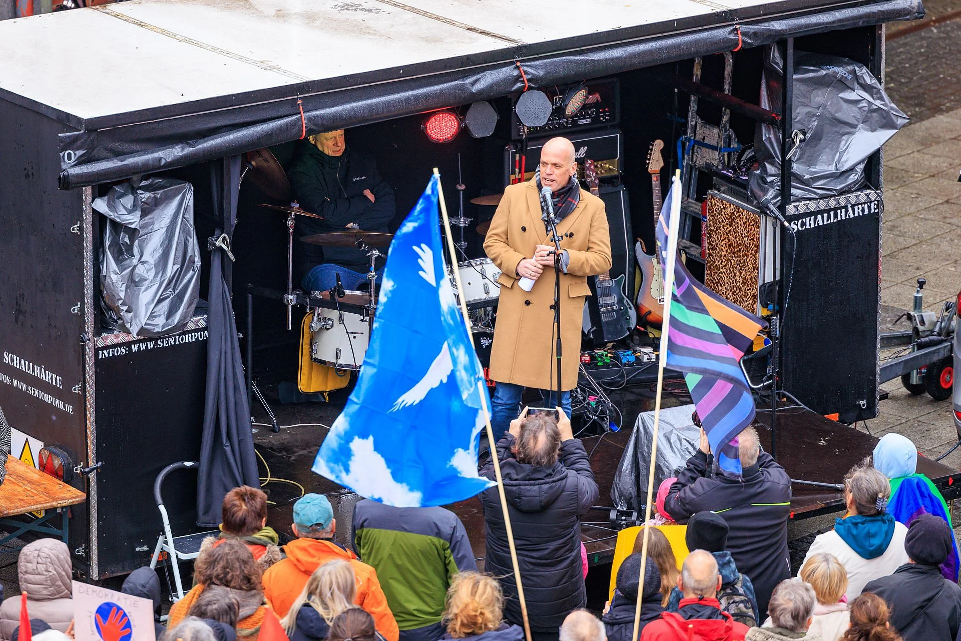 Foto der Rede des Bürgermeisters