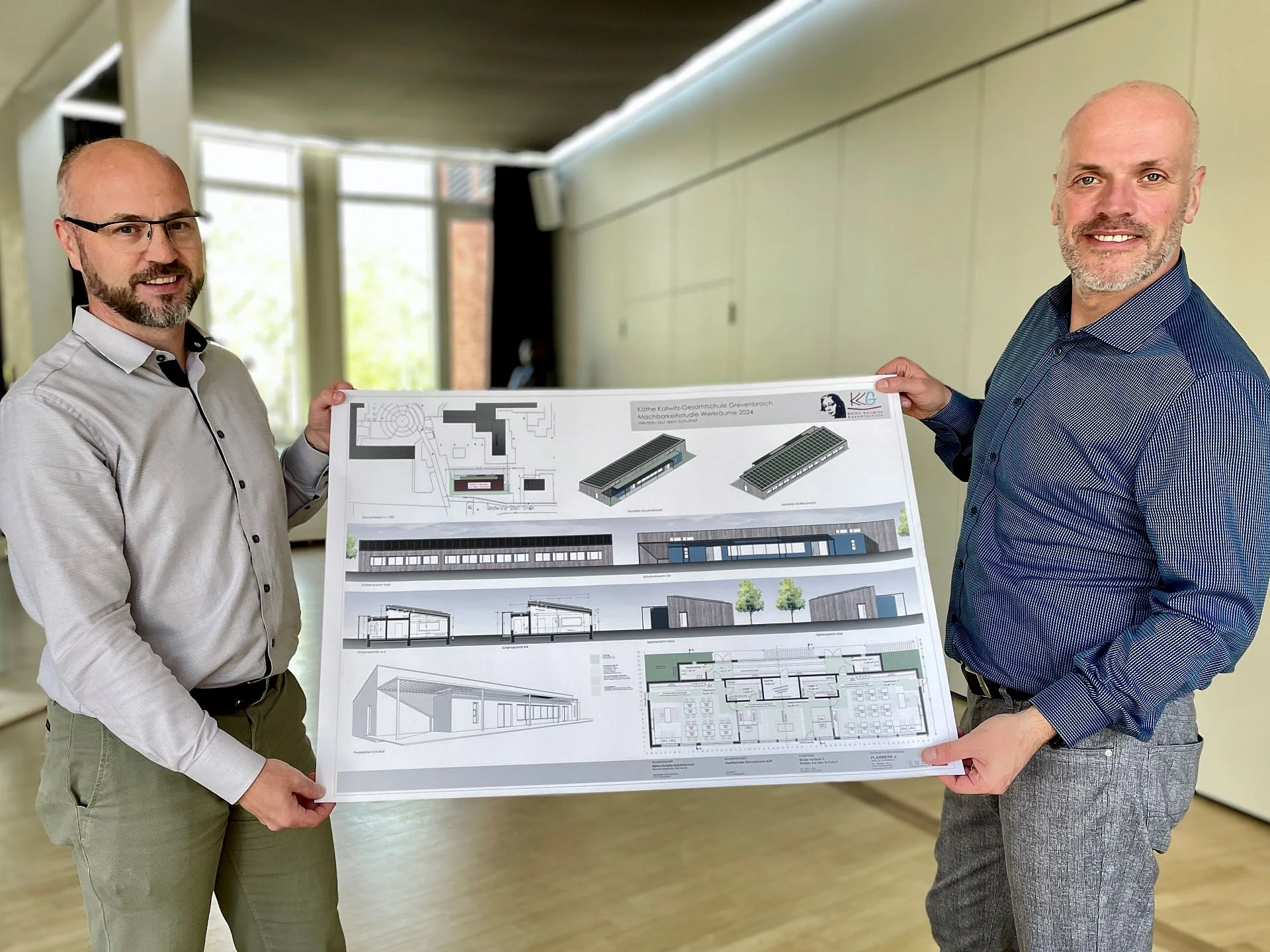 Foto von BM Klaus Krützen und Torsten Speck