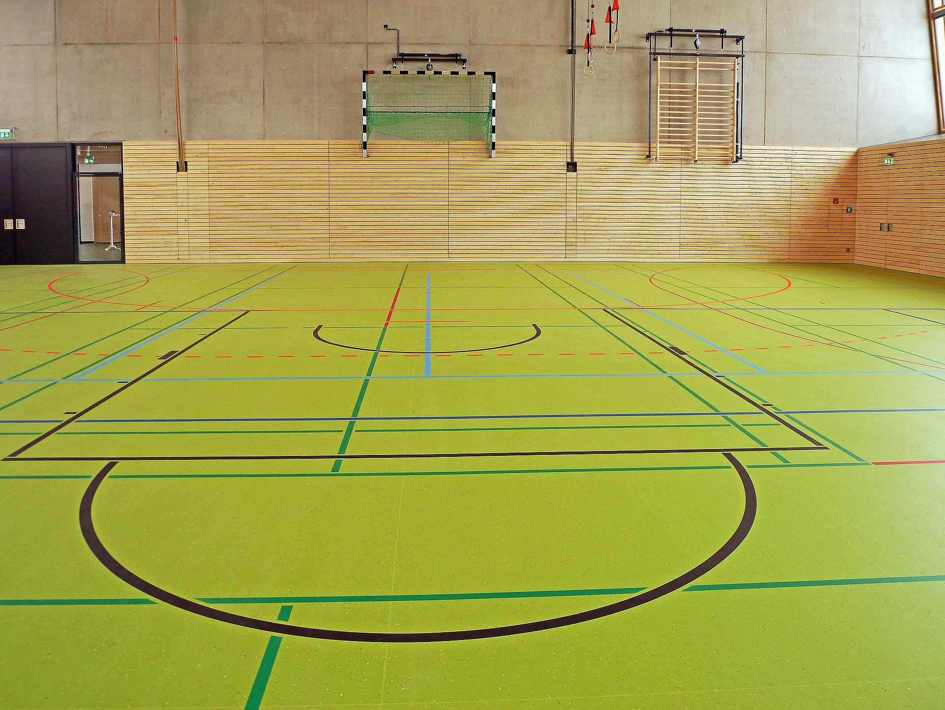 Grafik einer Sporthalle (Symbolbild)