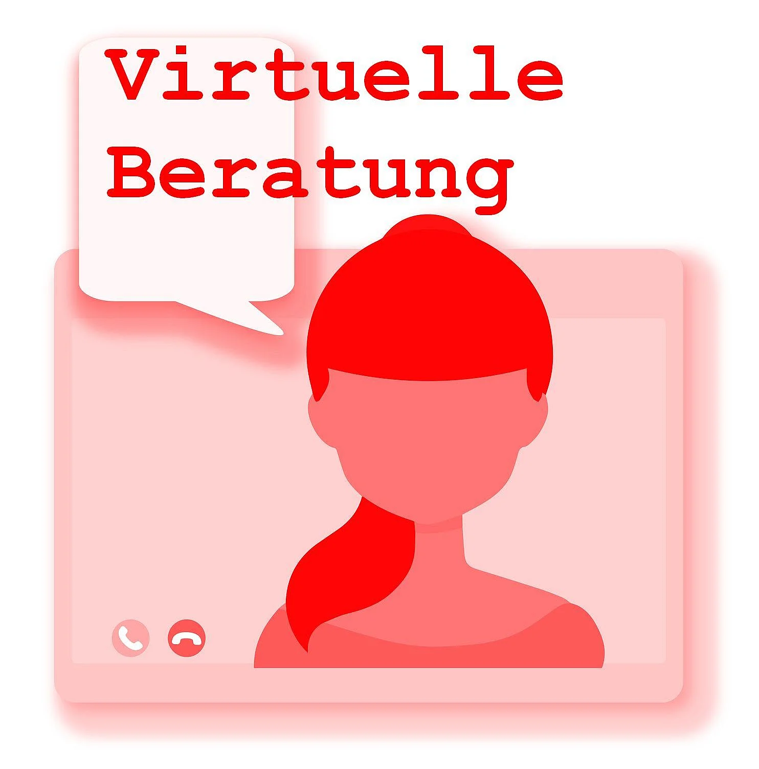 Virtuelle Beratung (Symbolbild)