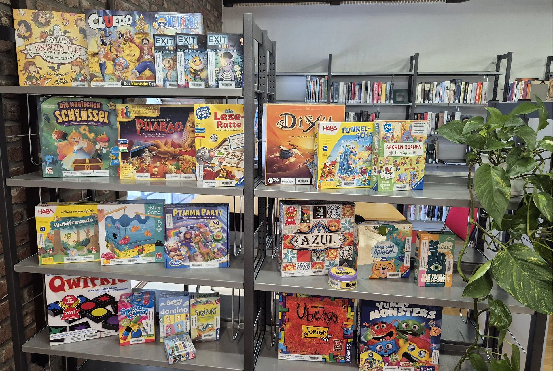 Foto des Spielangebotes in der Stadtbücherei