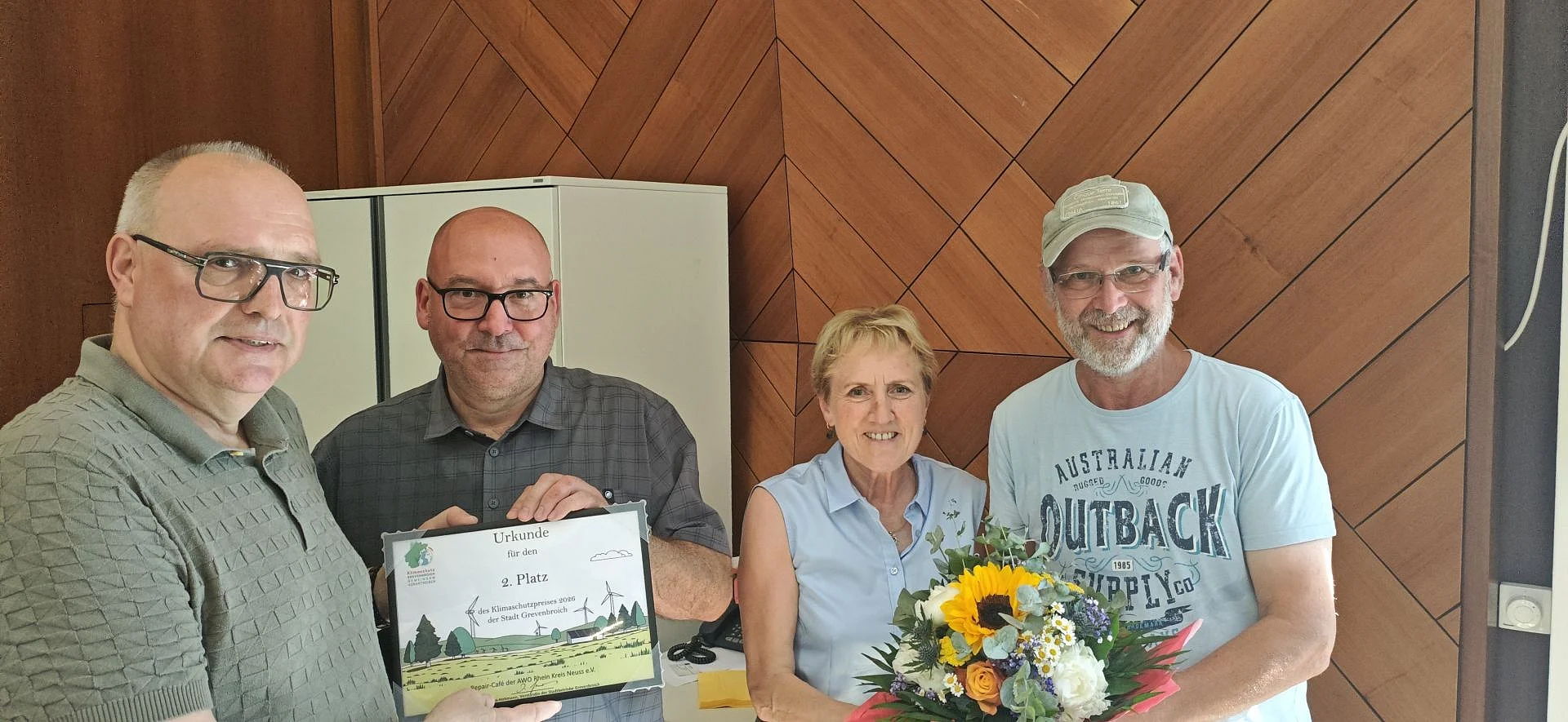 Foto der Preisträger und der Jury
