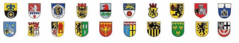 Wappen der Braunkohle-Anrainerkommunen