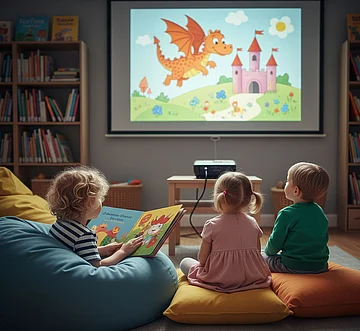 Grafik vom BilderBuchKino (KI-generiert)