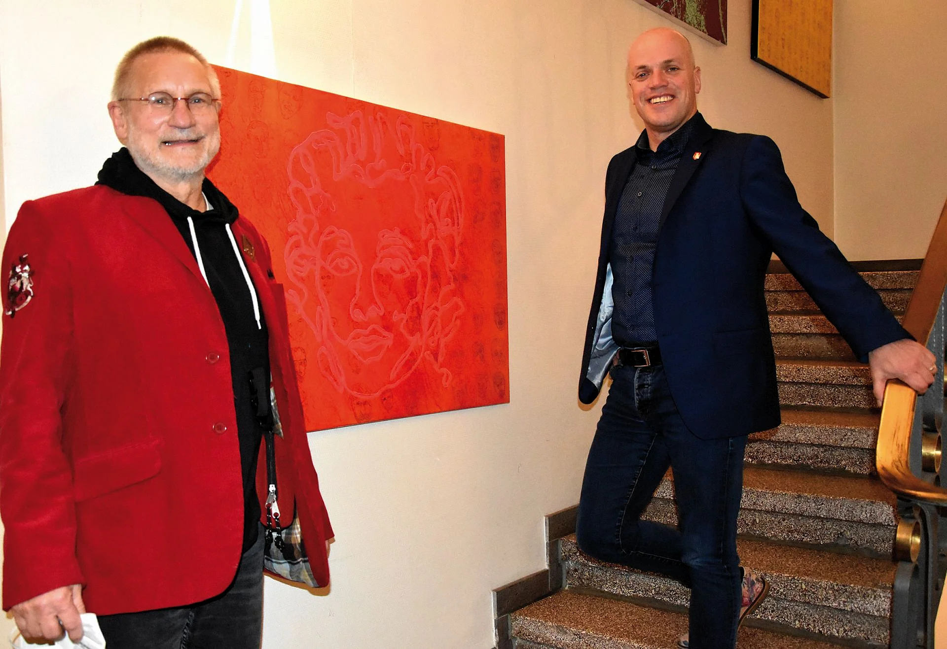 Foto Jürgen Meister und BM Krützen