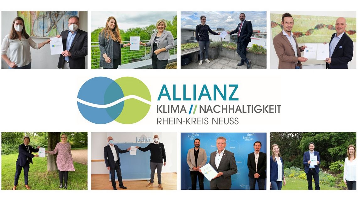 Collage Partner der Allianz für Klimaschutz und Nachhaltigkeit