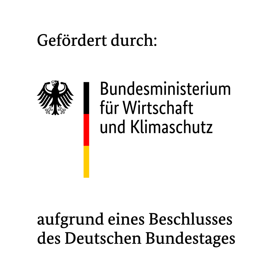 Logo Gefördert durch das Bundesministerium für Wirtschaft und Klimaschutz
