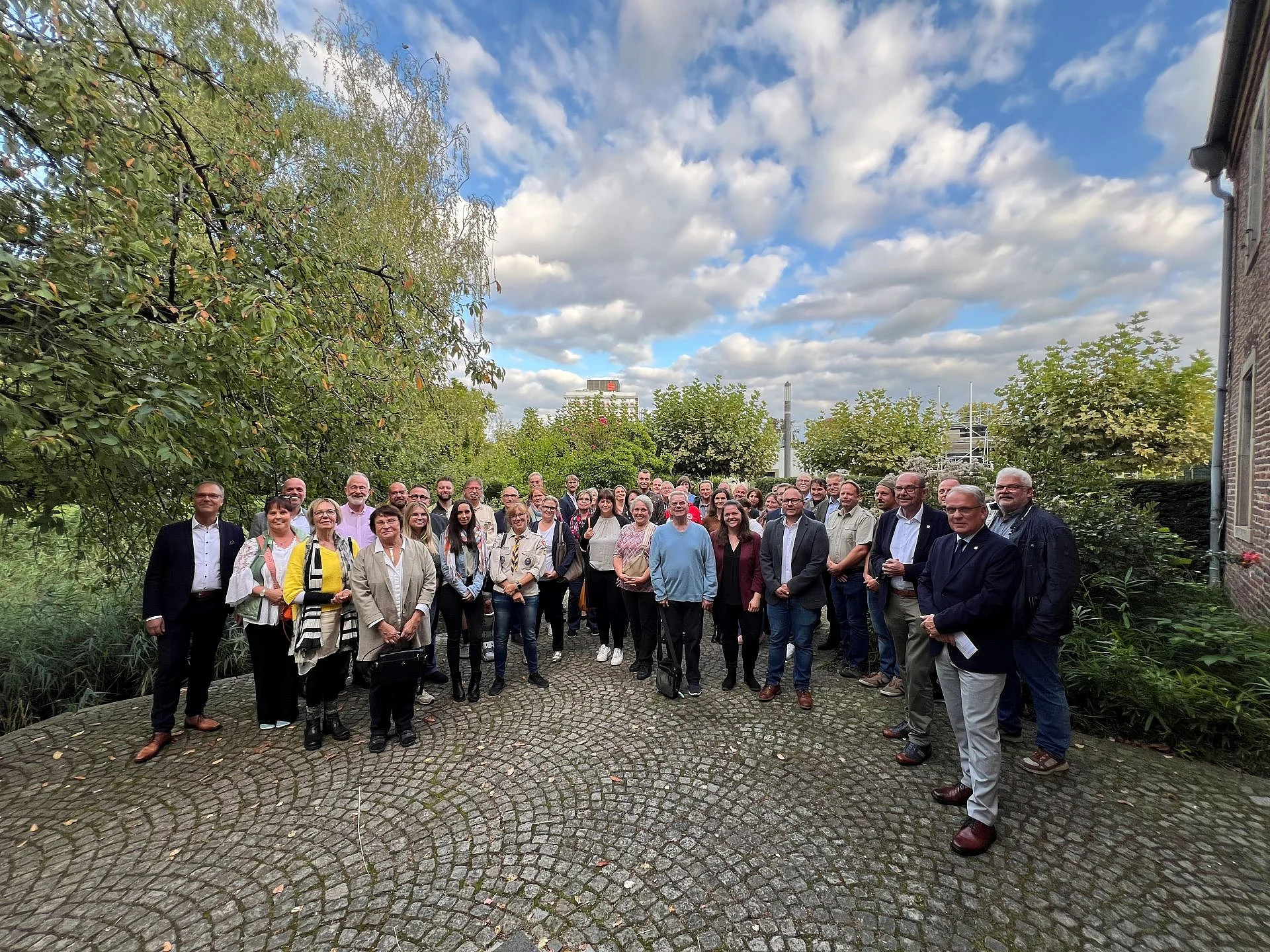 Foto von Personen der Sparkassenstiftung für Grevenbroicher Vereine